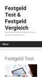 Mobile Screenshot of festgeldtest.com